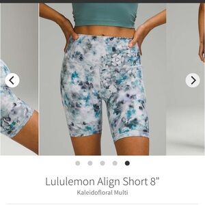 lululemon athletica Kaleidofloral Multi Bike Shorts
